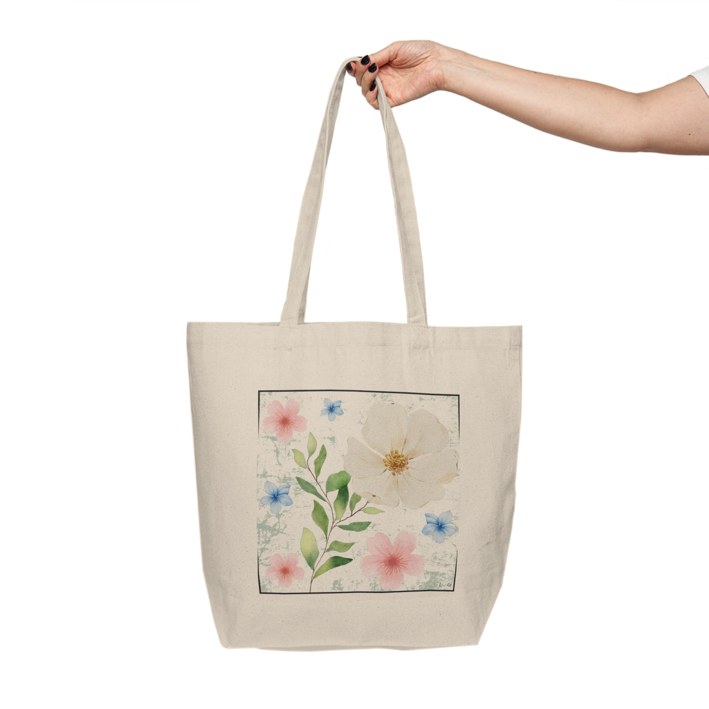 Floral Reverie | Organic Cotton Tote Bag | Eco-Friendly