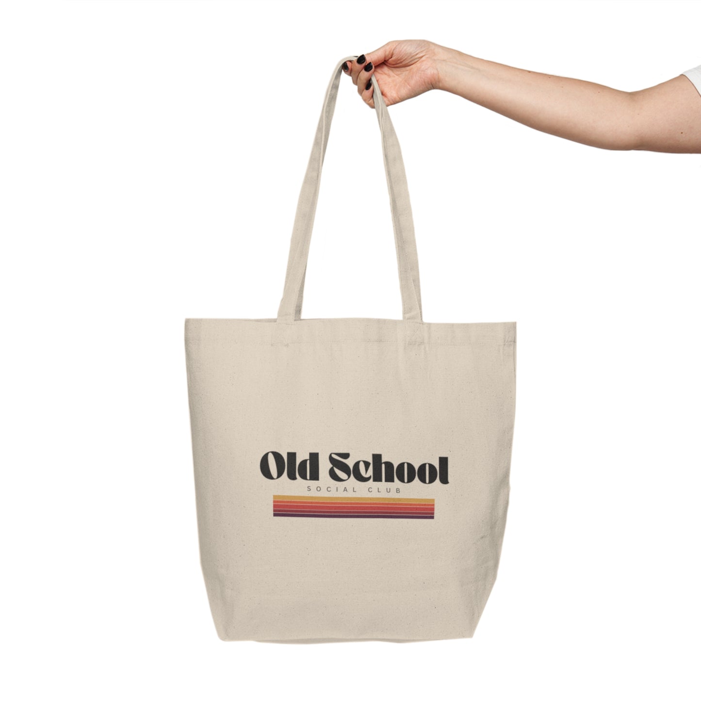Old School Social Club | Organic Cotton Tote Bag | Eco-Friendly