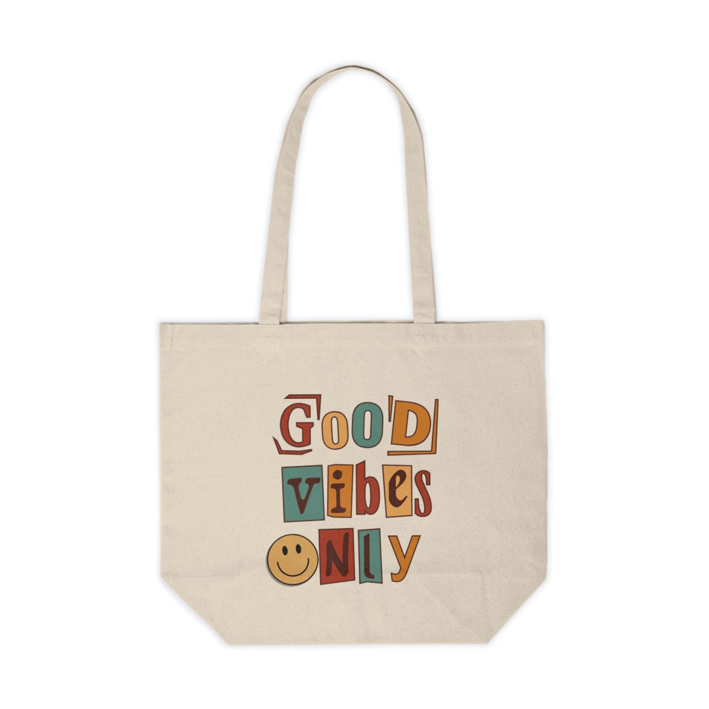 Good Vibes Only | Organic Cotton Tote Bag | Eco-Friendly