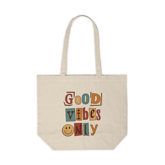 Good Vibes Only | Organic Cotton Tote Bag | Eco-Friendly