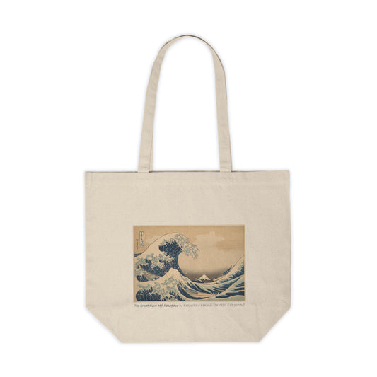 The Great Wave Off Kanagawa by Hokusai | Organic Cotton Tote Bag | Eco-Friendly