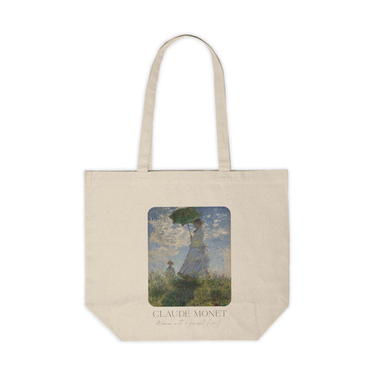 Woman with a Parasol by Claude Monet (1875) | Organic Cotton Tote Bag | Eco-Friendly